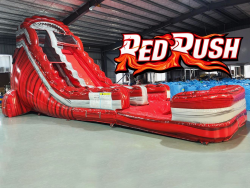 22’ RED RUSH WATER SLIDE